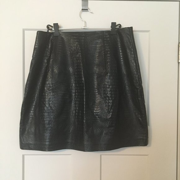 Dynamite Jupe Croco PU Skirt - Picture 9 of 9